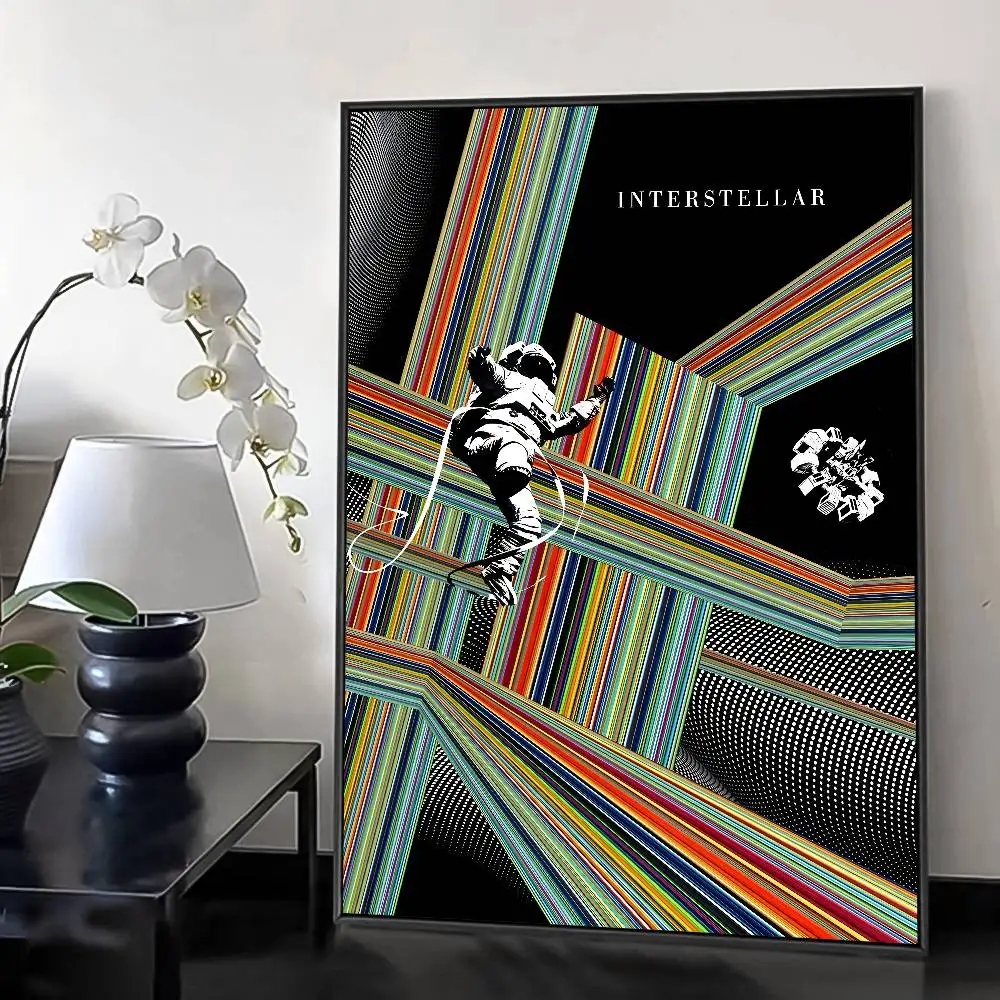 غرفة المعيشة المنزلي غرفة نوم بار الديكور الجمالي لعبة II-IntersteLLar ملصق الفيلم HD الفن قماش الجدار #1