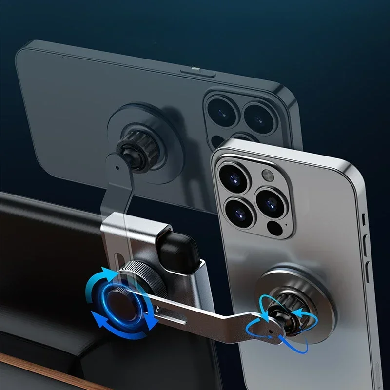 For Xpeng Xiaopeng G6 X9 P7 + Special Magnetic Suction Central Control Screen, Car Mobile Phone Holder, Aluminum Alloy Base