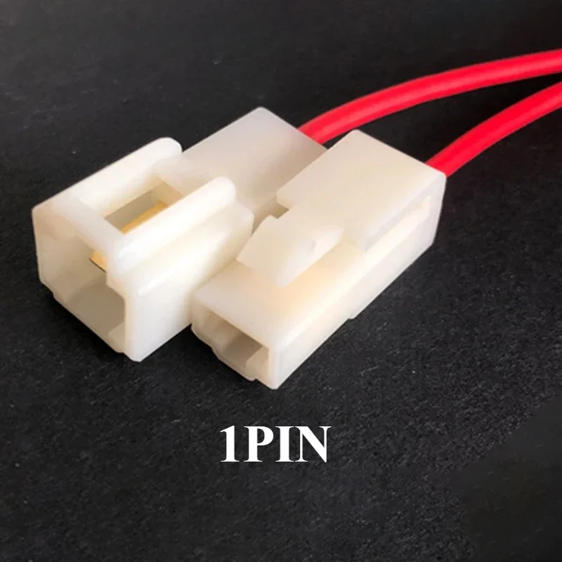 1Set 1/2/3/4/6/8P 6,3mm Automobil Kabelbaum Stecker 15cm Hohe Strom Ausrüstung Kabel Männlich Weiblich Stecker Butt Joint 0,75mm2 18AWG