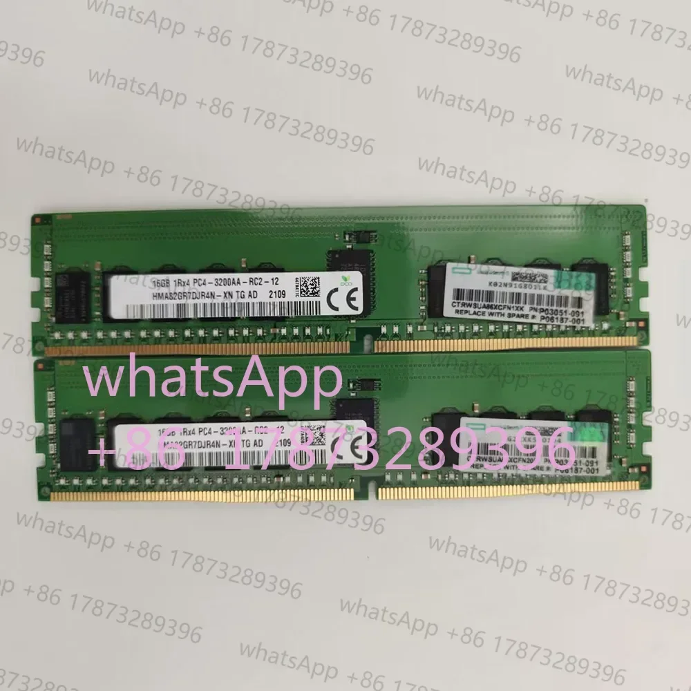 

1PCS RAM For 16G 1RX4 3200AA ECC REG Memory HMA82GR7DJR4N-XN