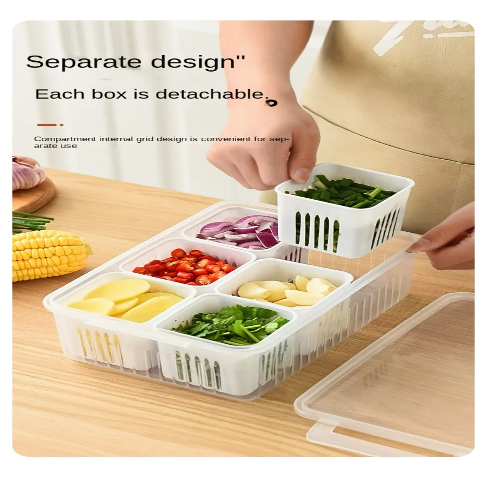 Boxes Kitchen Gadget Garlic Fresh-keeping Box Onion Ginger Storage Container Vegetable Boxes With Cover Food Preparation Holder