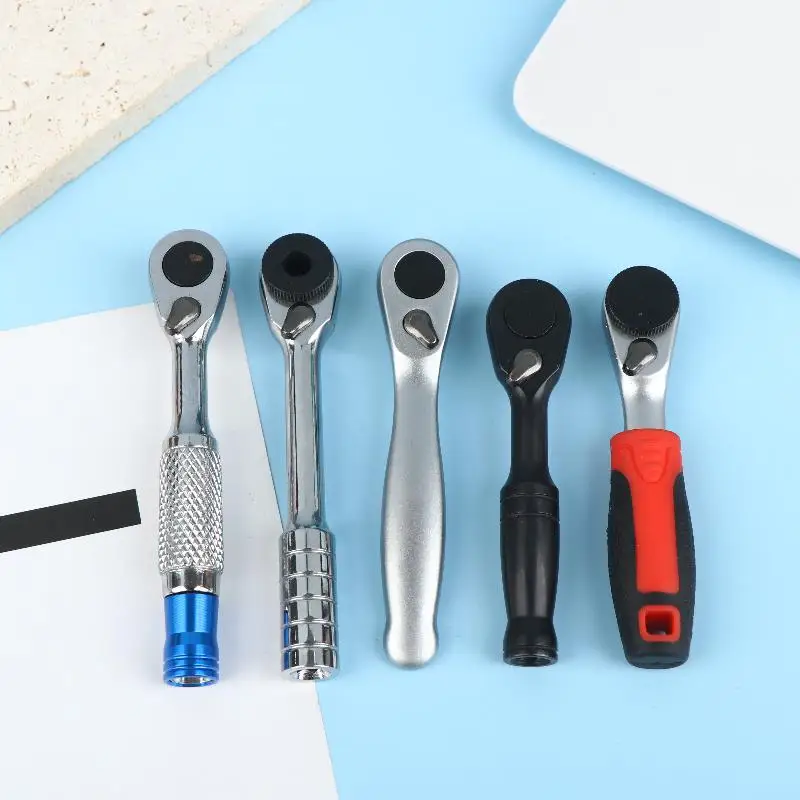 

72-tooth Anticorrosion Bidirectional Wrench 1/4 Inch Mini Ratchet Wrench Magnetic Reversible Ratchet Wrench Household Tool