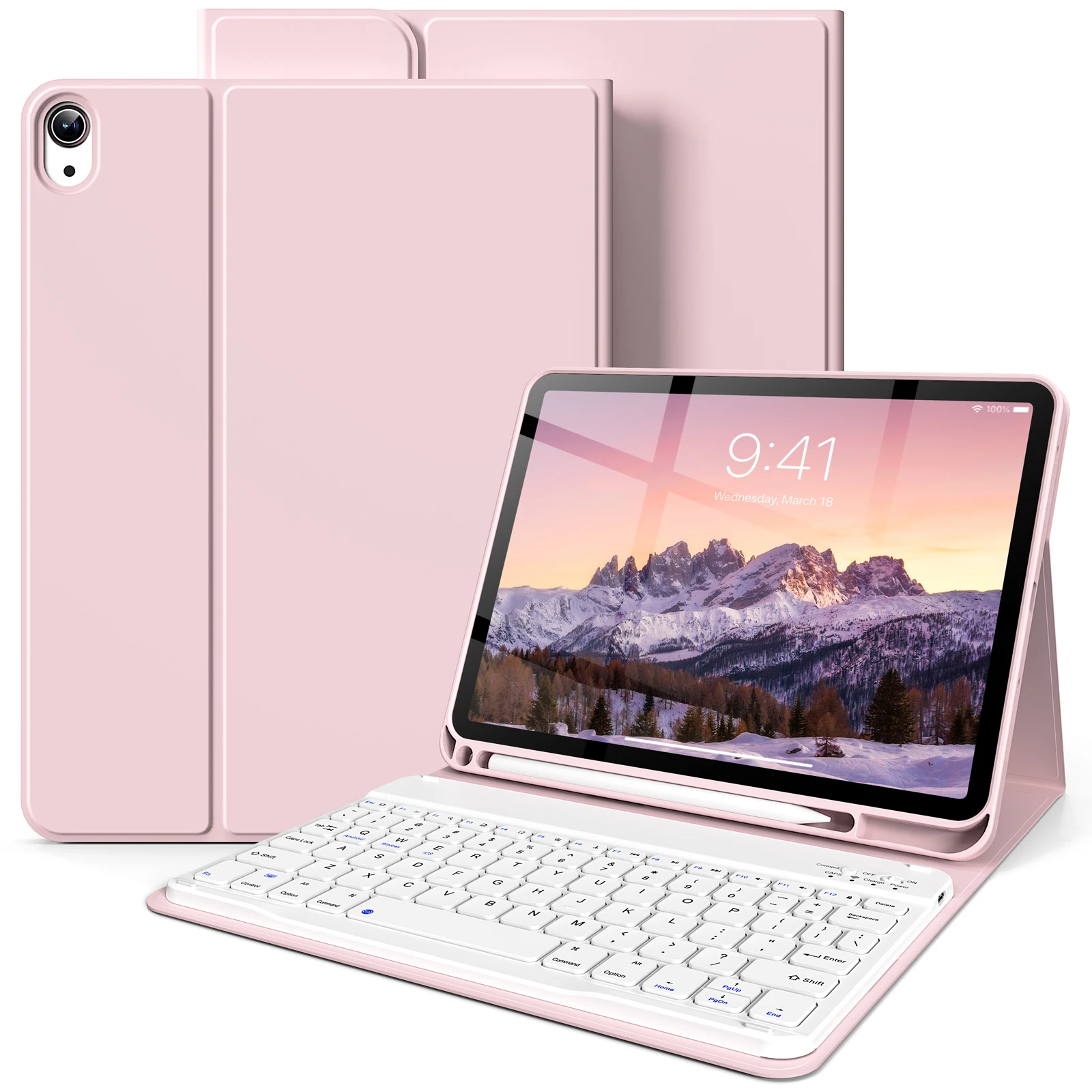 

Чехол-клавиатура для iPad Air 11 дюймов (M4) 2026, съемный чехол-клавиатура Bluetooth для iPad Air 11 дюймов (M4) 2026