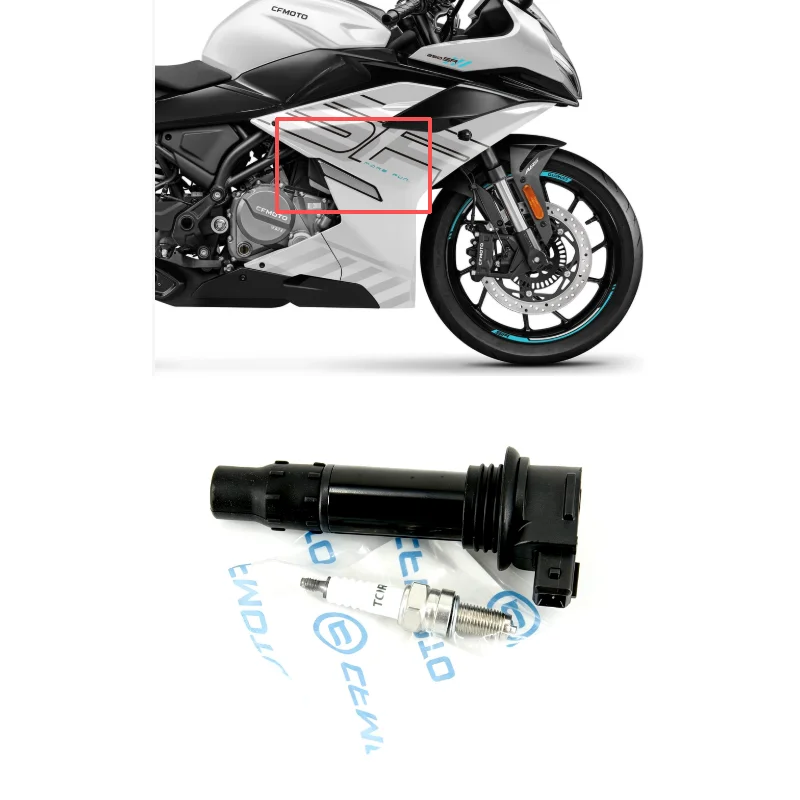 For CFMOTO Ignition Coil&Spark Plug 250SR 250SR-FUN 250CLC 250CLX 250NK Sparking Plug Motorcycle Original Parts 2
