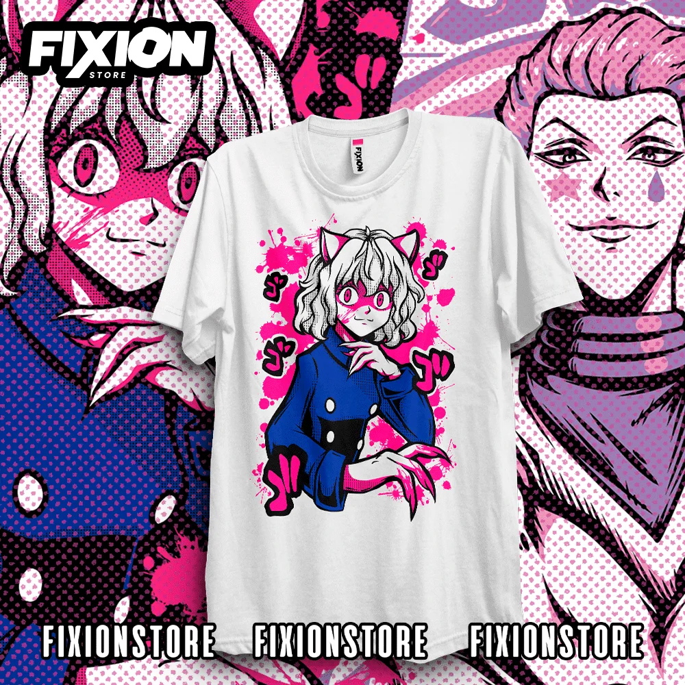 Anime T shirt Hunter x Hunter – Especial Pitou (blanca) Manga Tee