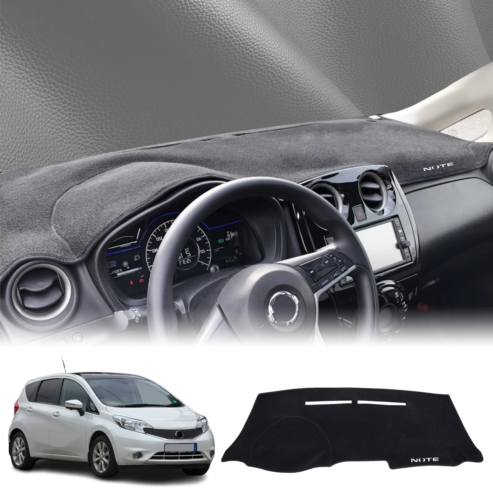 

fit for Nissan Note E12 2014 2015 2016 2017-2020 Car Dashmat Dashboard Cover Pad DashMat Sunshade Protective Carpet Accessories