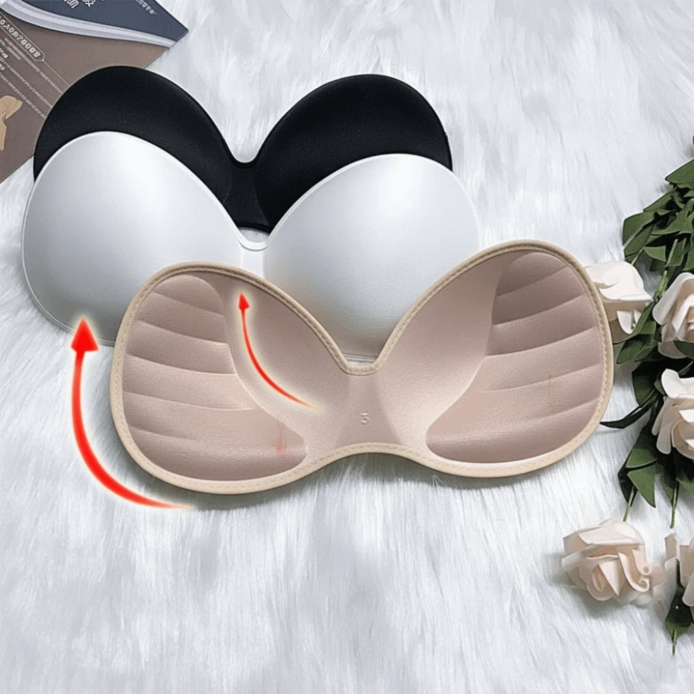 Hochwertige, dicke BH-Einlagen, herausnehmbare, nahtlose Push-up-BH-Einlagen, atmungsaktive, schwammgepolsterte Einlagen für Damen