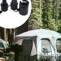 1Set Paddle Inflatable Boat Adapter Sup Pump Nozzles Air Kite Valve Adapter Standard Schrader Paddleboard Nozzle Pump Converter