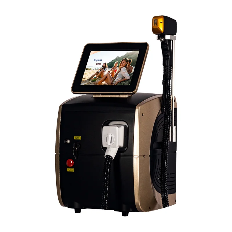 NIEUWE 808 Diode Laser Comfortabele ontharing zijdezachte huid 755 808 1064NM laser ontharing machine