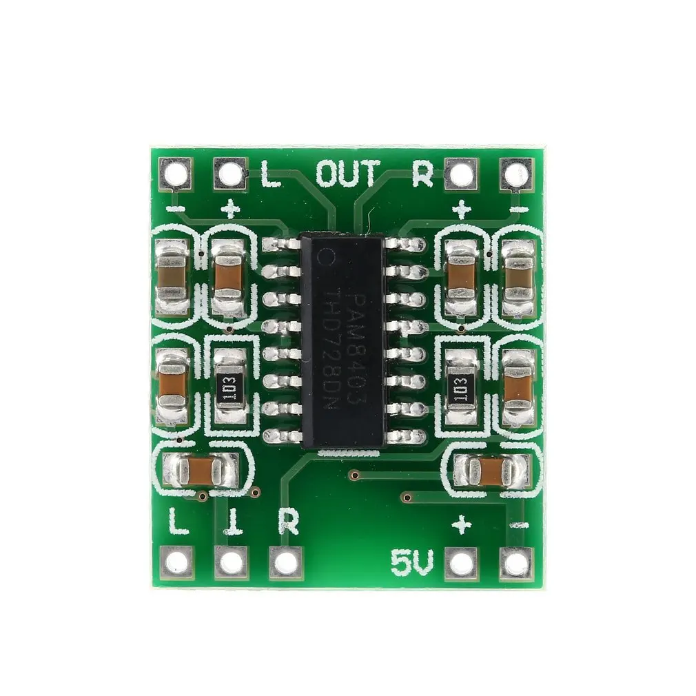 Digital Power Amplifier Board Speaker DC 5V Dual Channel Stereo Home Music Wireless Module Audio Volume Control USB Supply Powe