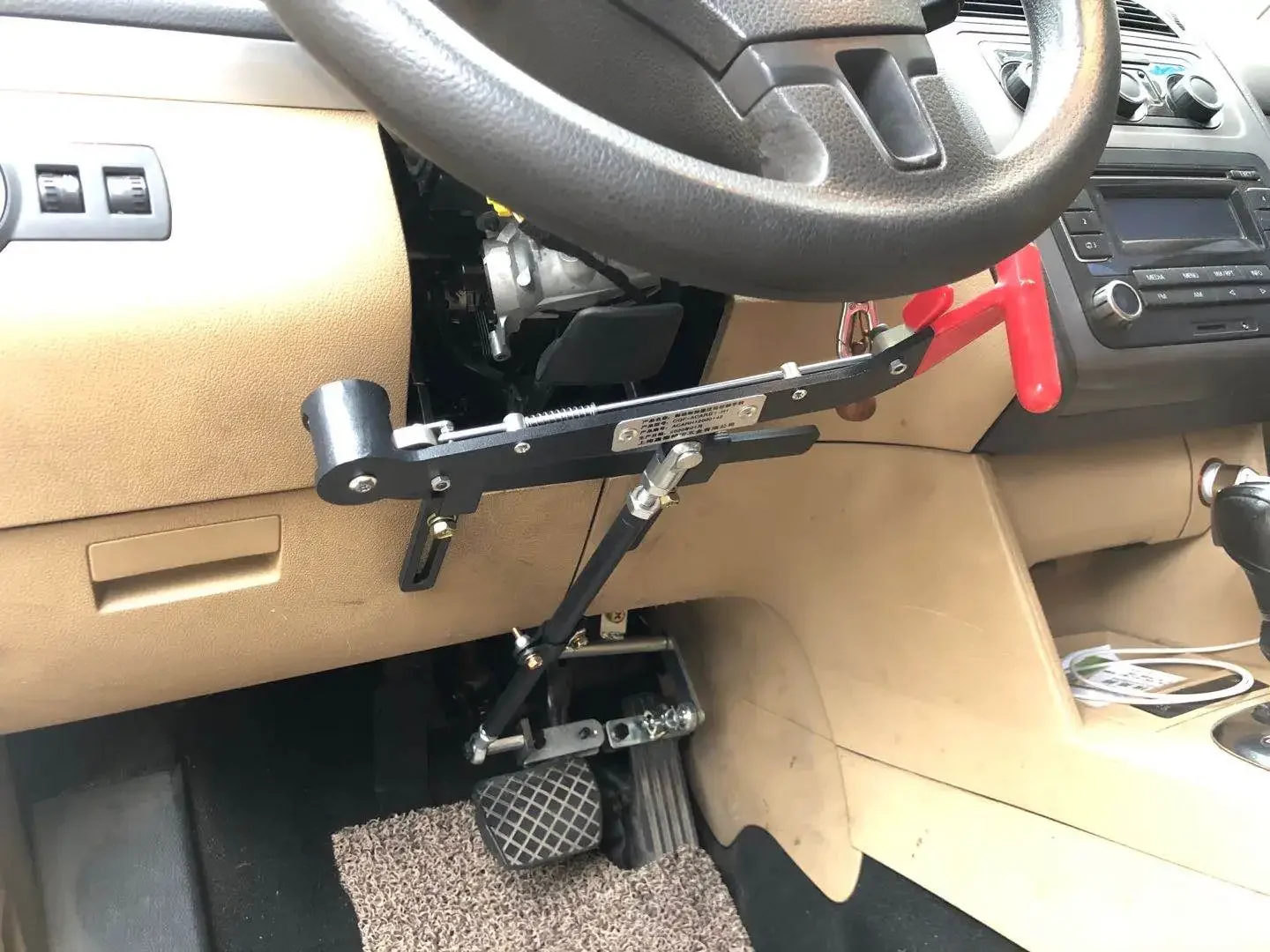 portable car auto push pull hand controls for disabled