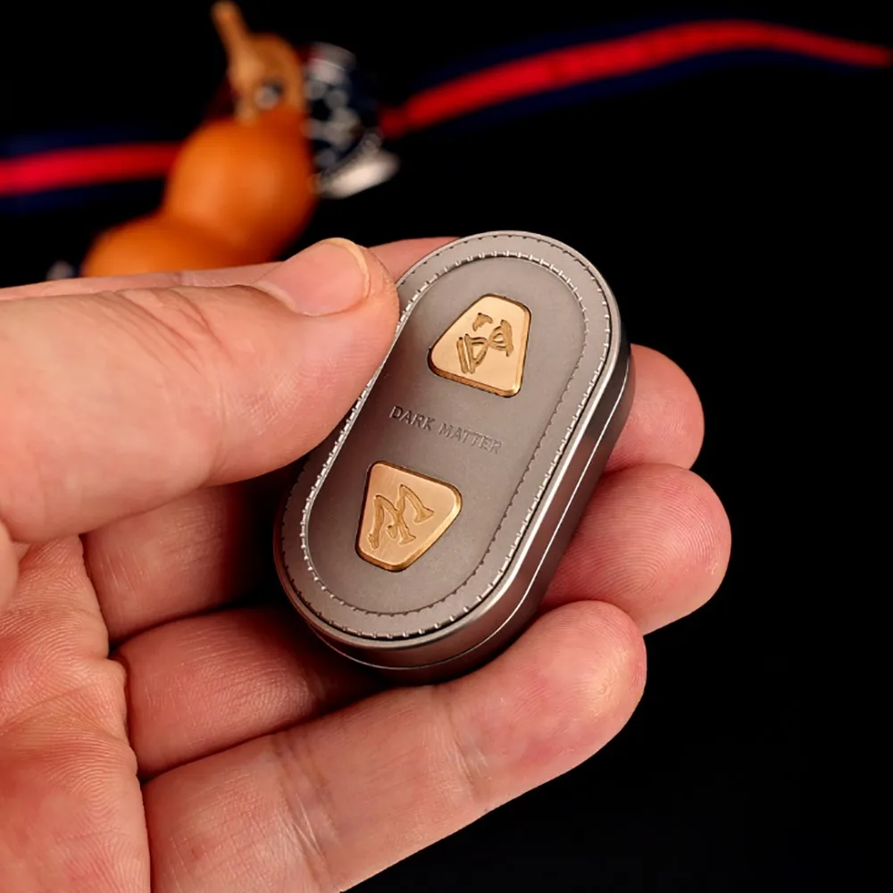 

Dark Matter EDC Fidget Slider Haptic Coin Titanium Push Slider Fidget Toys For Adults Anxiety Relief Gadgets