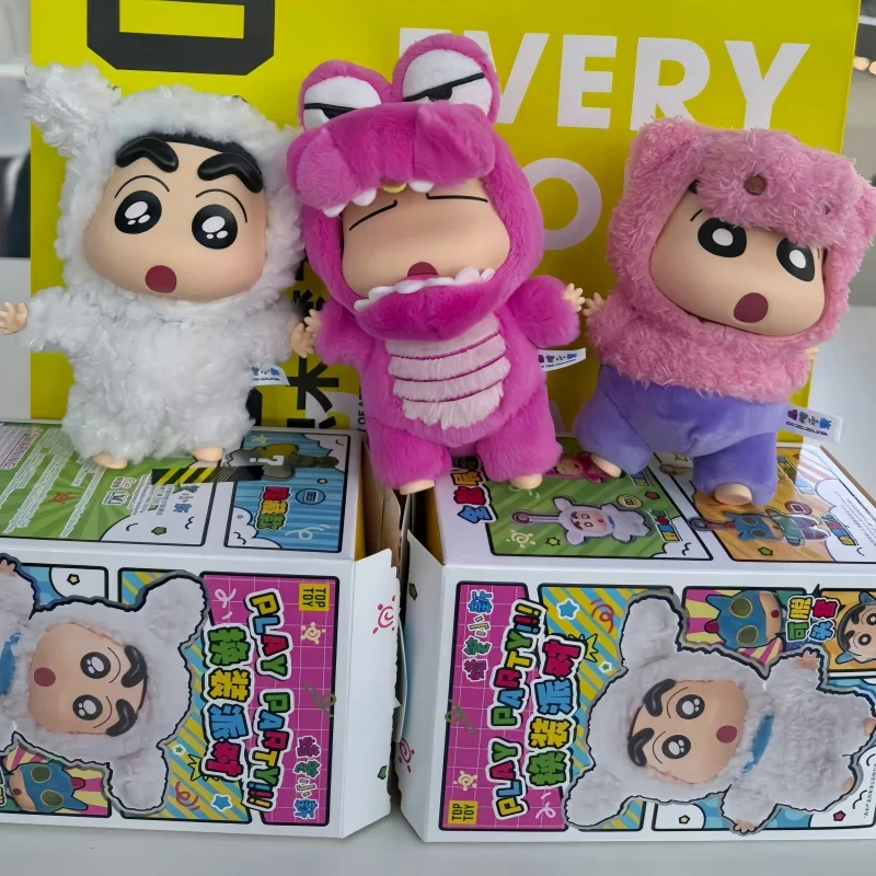 

Оригинальный карандаш Шин-Чан, слепая коробка, костюм для вечеринки, серия, виниловая кукла, аниме, фигурки героев, загадочная коробка, коллекция, модель, игрушки, подарки