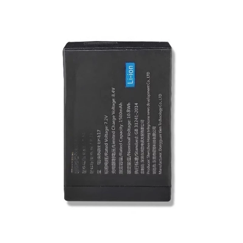 New LP E17 LP-E17 Camera Battery 7.2V 1500mAh for Canon EOS 200D M3 M6 750D 760D T6i T7i T6s 800D 8000D