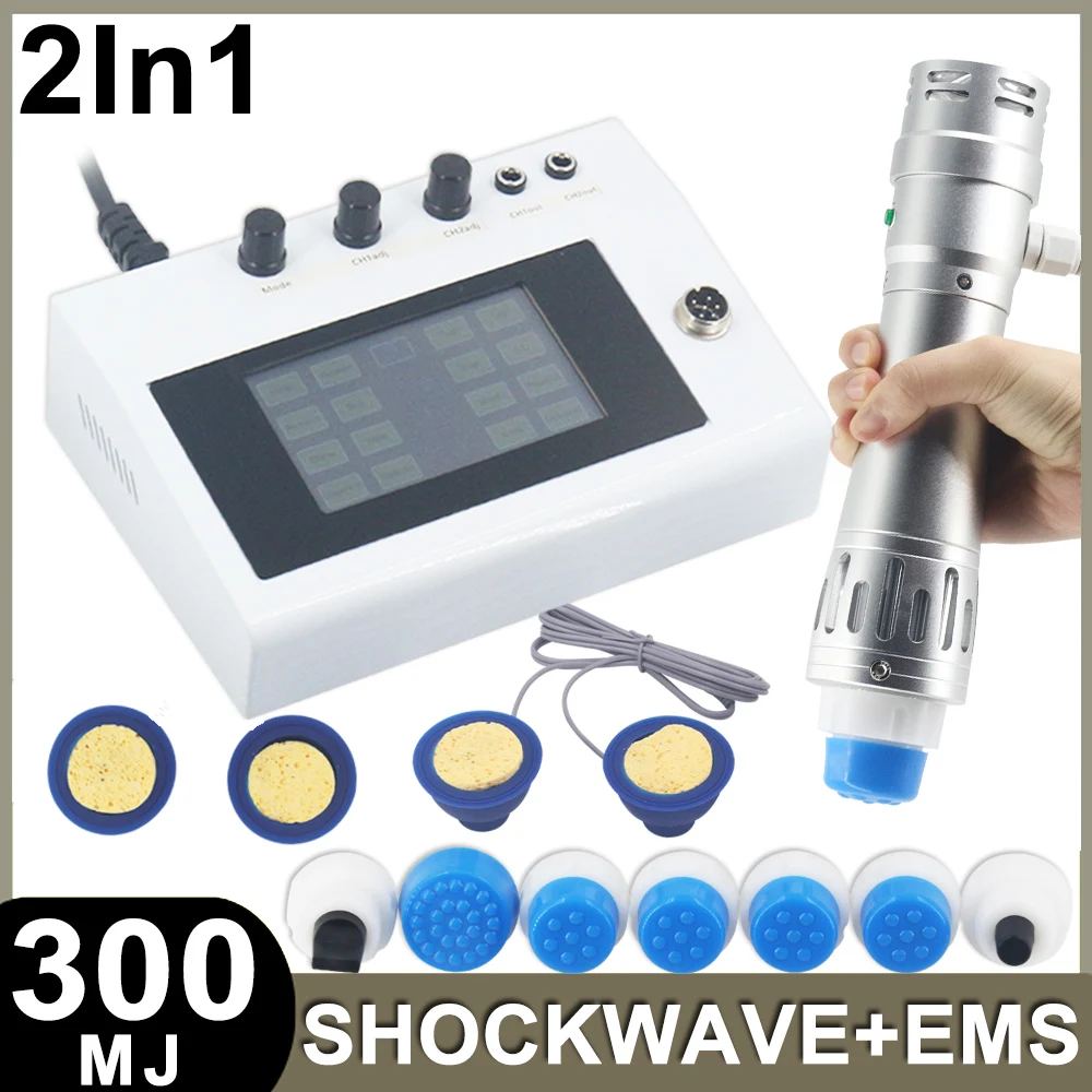 

300MJ Professional Shockwave Therapy Machine ED Treatment Muscle Relax Pain Massage Body Muscle Stimulation Shock Wave Equipment