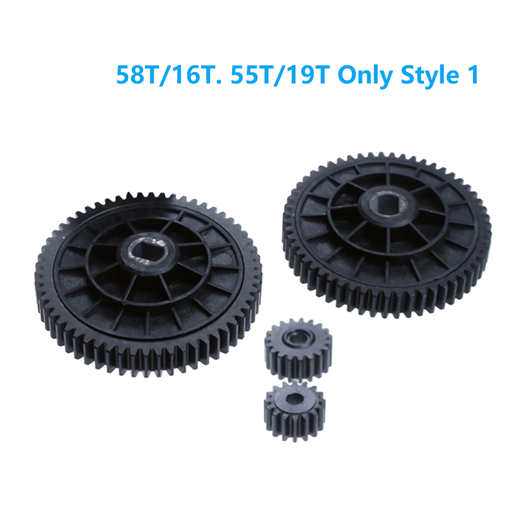 Metalowy dzwonek sprzęgła i zestaw zębatek 58T/16T lub 55T/19T lub 57T/17T pasujący do samochodów RC 1/5 HPI ROFUN BAHA ROVAN KM BAJA 5B 5T 5SC, części do zabawek.