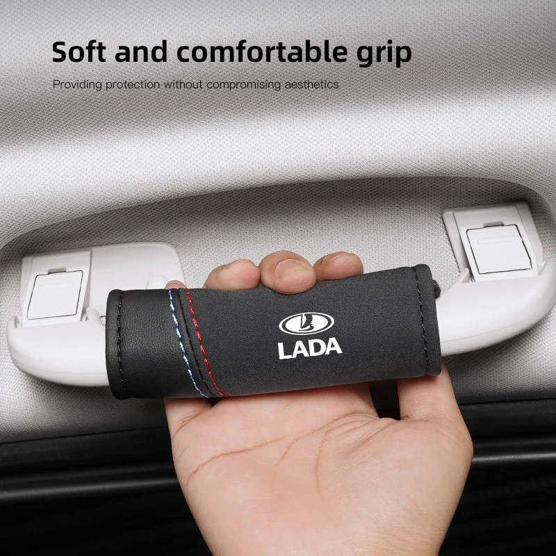 2Pcs Car Suede Leat…