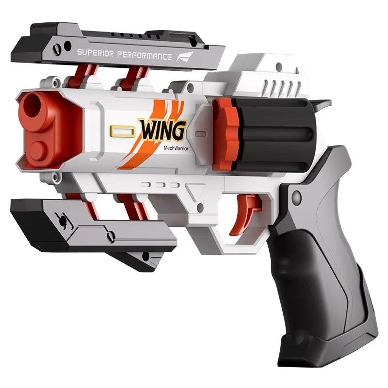 Kinder Soft Bullets Guns Pistole deformiert Revolver Spielzeug Pistolen Jungen manuelle Beladung Revolver Kinder Soft Bullet Gun Spielzeug Geschenke