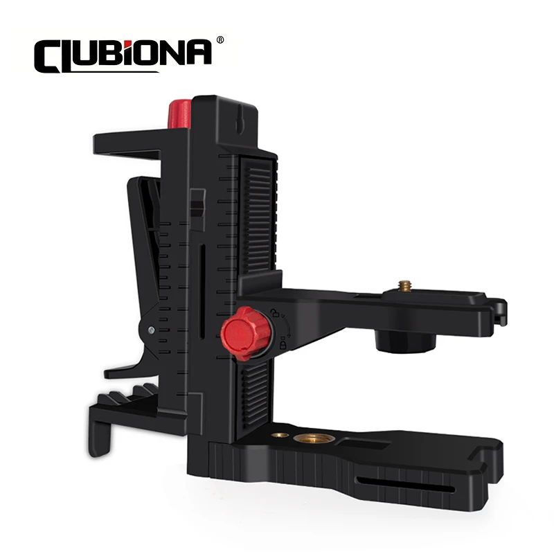 

CLUBIONA Strong Magnet Adjustable Laser Level Bracket Dewalt Wall Mounted Holder Support Hanger for construction Universal Use