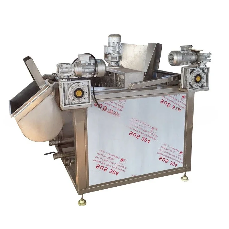 

Fully automatic, soufflé frying equipment, commercial squid frying machine automatic