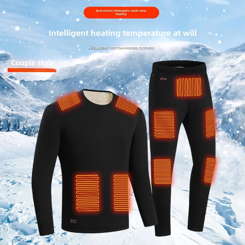 

Smart Suit Fleece-lined Electric Heated Underwear Suit