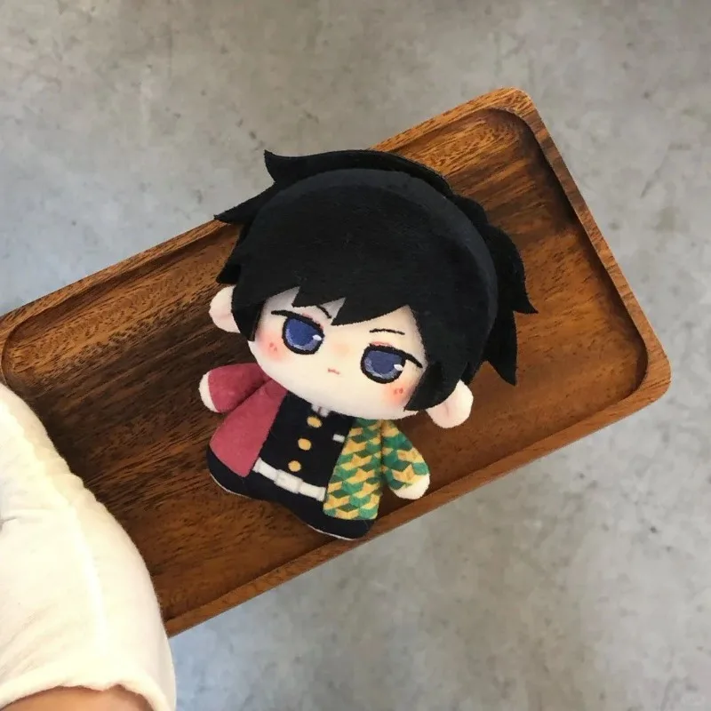 10CM New Demon Slayer Plush Toy Cartoon Animation Peripheral High-looking Creative Doll Cute Backpack Desktop Decoration Gift - view 5
