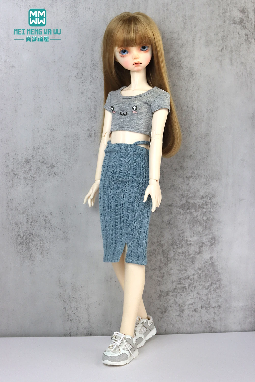 BJD Doll Clothes for 28-60CM 1/3 1/4 1/6 SD DD YOSD Toys Ball Jointed Fashion T-Shirt Doll Accessories Girl Gift