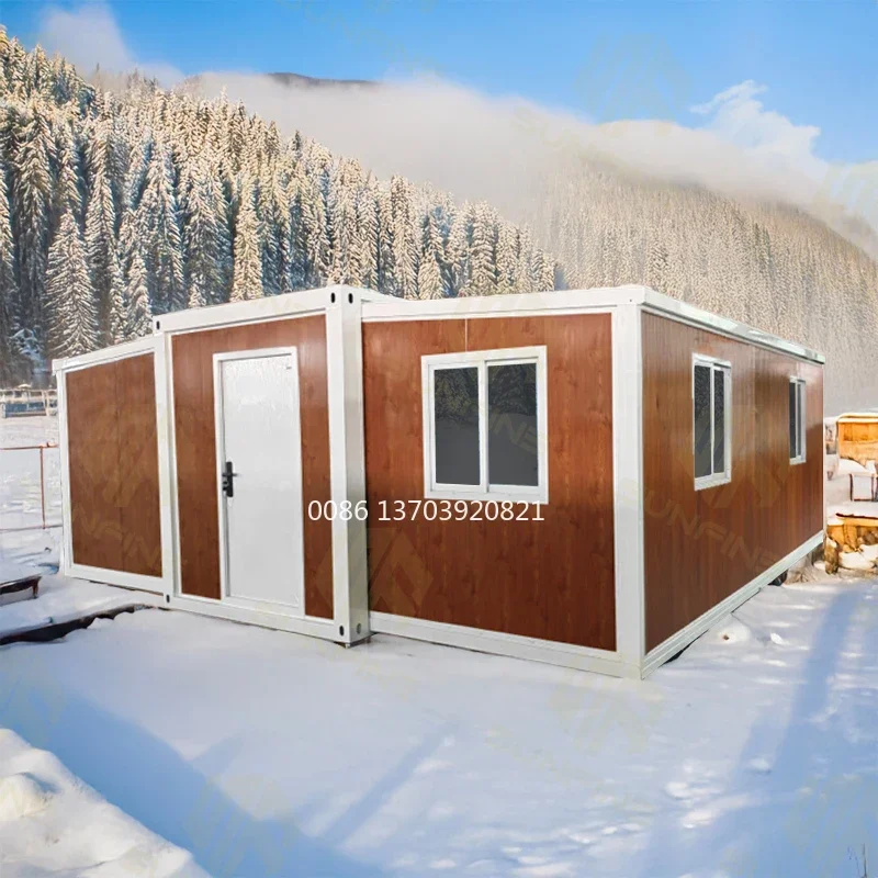 20FT Prefabricated Expandable Portable Container House Granny Flat Tiny Cabin Capsule Home for Living Office Use