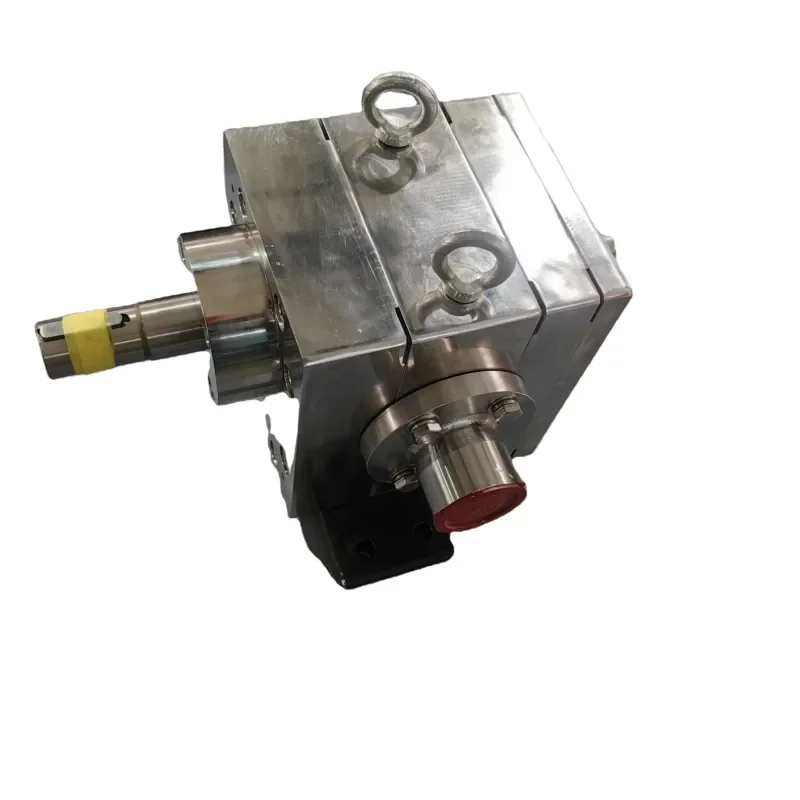 high-temperature stainless steel gear metering pumps with mechanical seal connection size can be customized by your demand