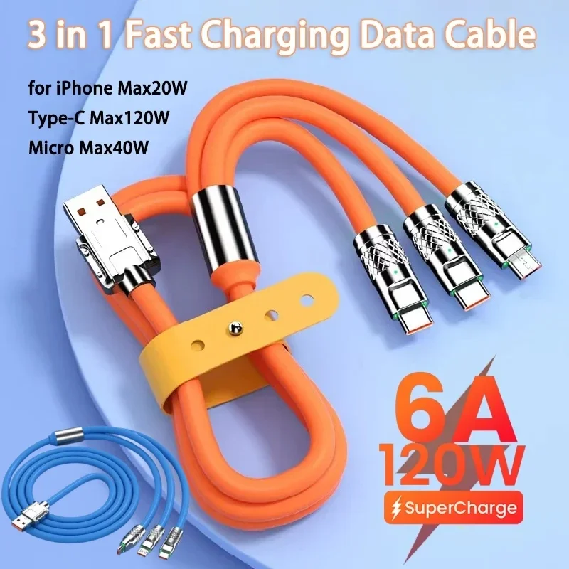 120W 3 In 1 Usb Cab…