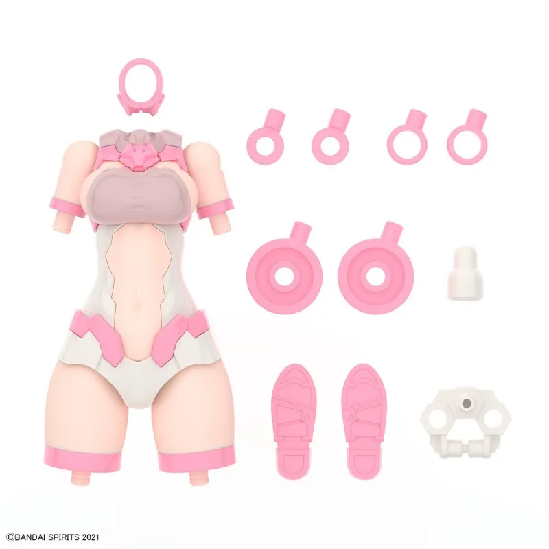 Bandai Genuine 30MS Anime OPTION BODY PARTS TYPE G03 COLOR B Action Figures Collectible Model Mobile Suit Girl Gifts for Kids