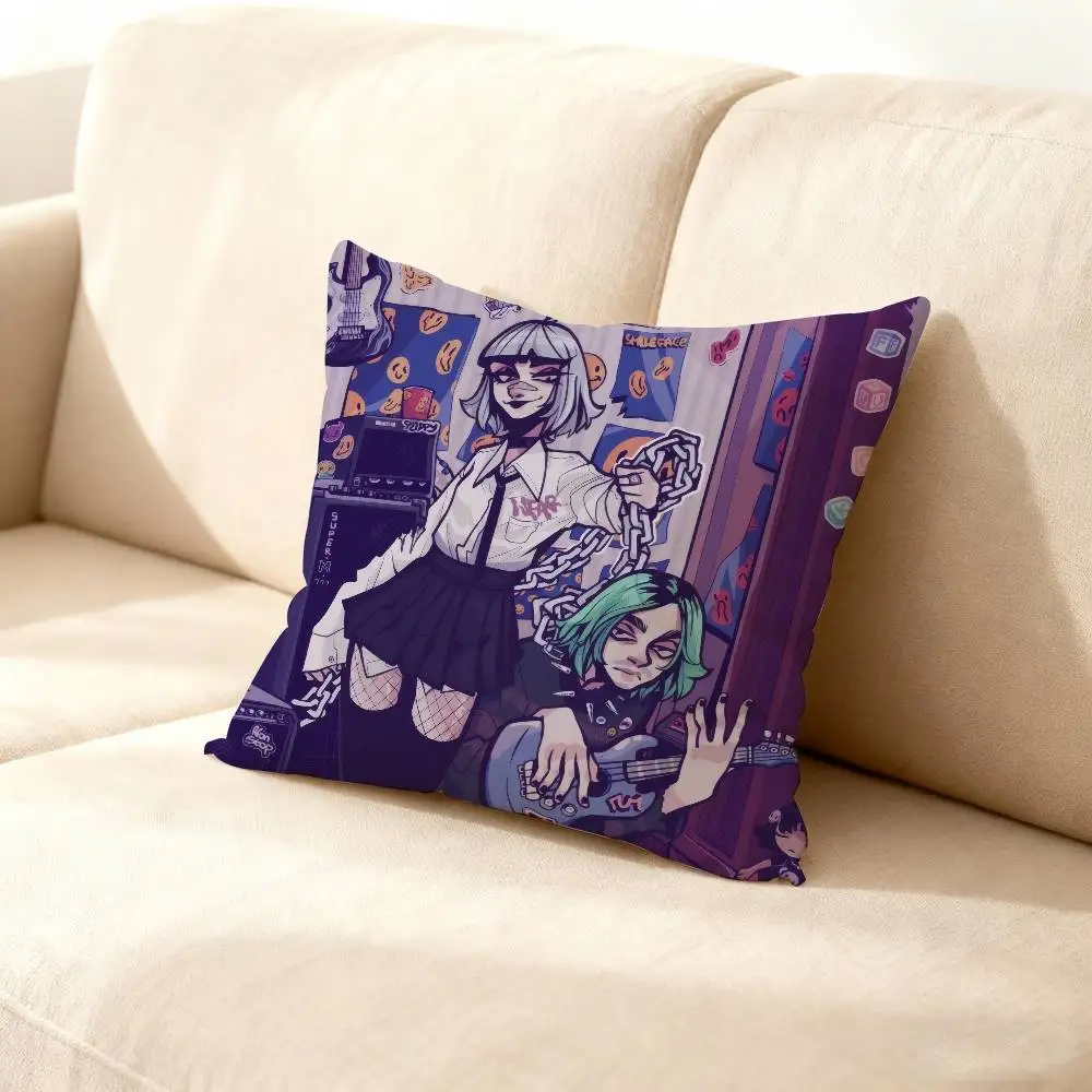 

P-Poshlaya Molly Singer Pillow Case For Sofa Decor Car Office Room Printing Cushion Cover Decorations and Protector
