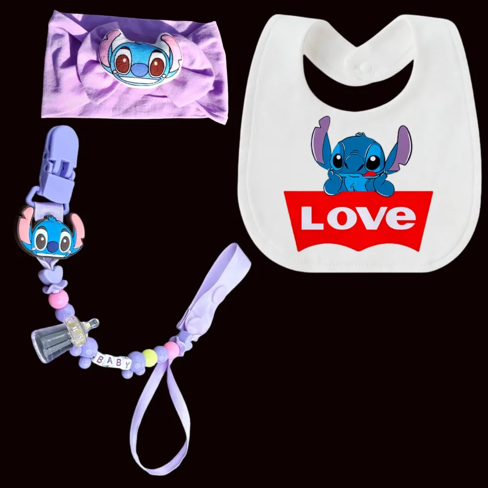 

Новый комплект из 3 предметов: дышащий нагрудник для новорожденных, нагрудник для кормления, нагрудник для отрыжки, повязка на голову Kawaia для новорожденных, держатель для успокаивающей соски.