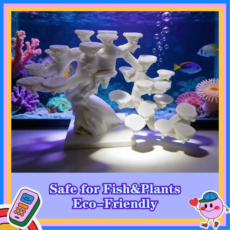 3D-gedruckte Aquarium-Dekorationen, Aquarium-Landschaftsbau, künstliche Korallenbäume, DIY Aquarium-Zubehör, Aquarium-Landschaftsmaterial