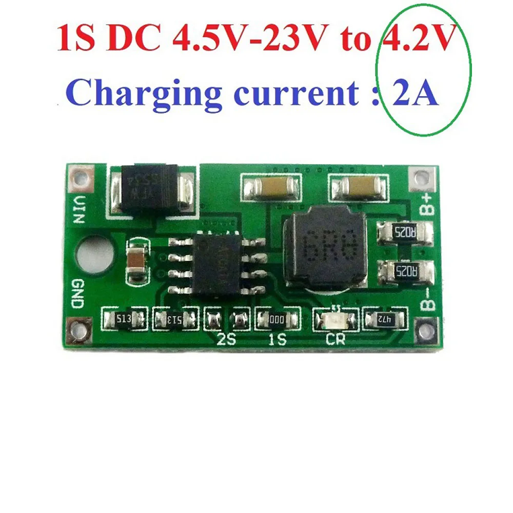 DC 5-23V 1S 2S 3S 2A 1A 0.5A versione Multi-cella 18650 scheda di ricarica della batteria al litio per dispositivo solare portatile a celle agli ioni di litio