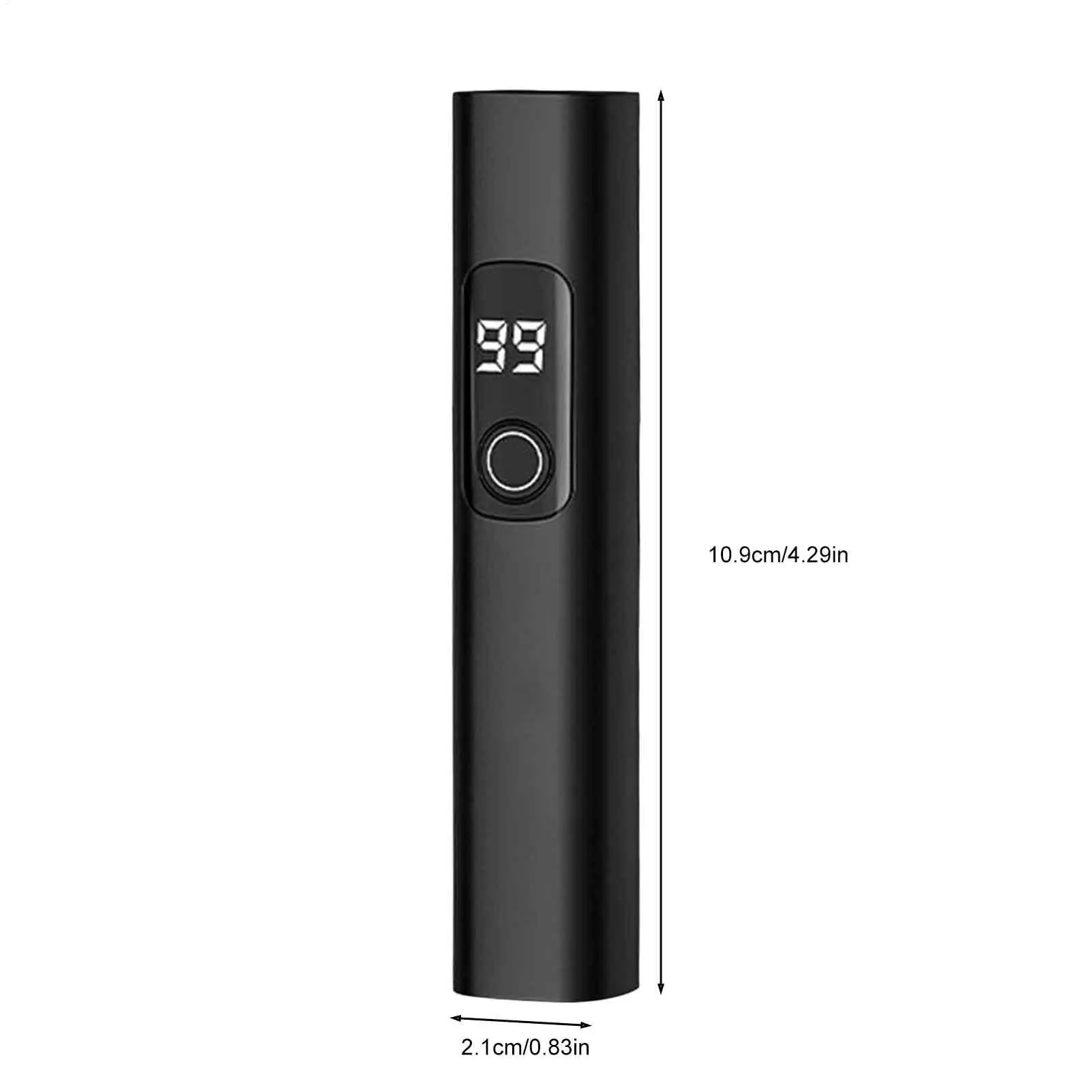 Mini UV Light For Nails USB Charging Fingernail Drying Tool Digital Display LED Nail Light With 2 Timing Modes For Manicure