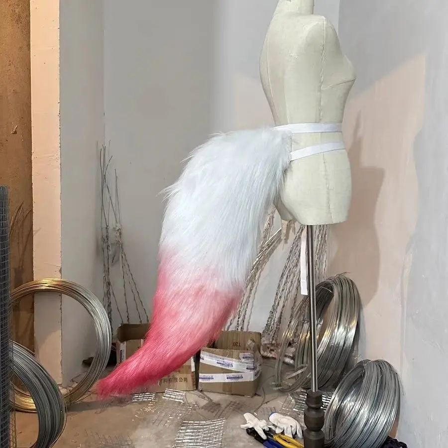 

Игра Honkai Star Rail Fugue Косплей Красный Белый Хвост Tingyun Xianzhou Luofu Хэллоуин Реквизит Для Женщин Аксессуары Подарки