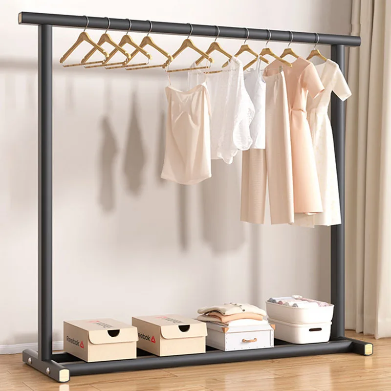 Minimalist Space Saving Coat Racks Bedroom Modern Cheap Display Garment Rail Coat Racks Hanging Floor Perchero Home Furniture
