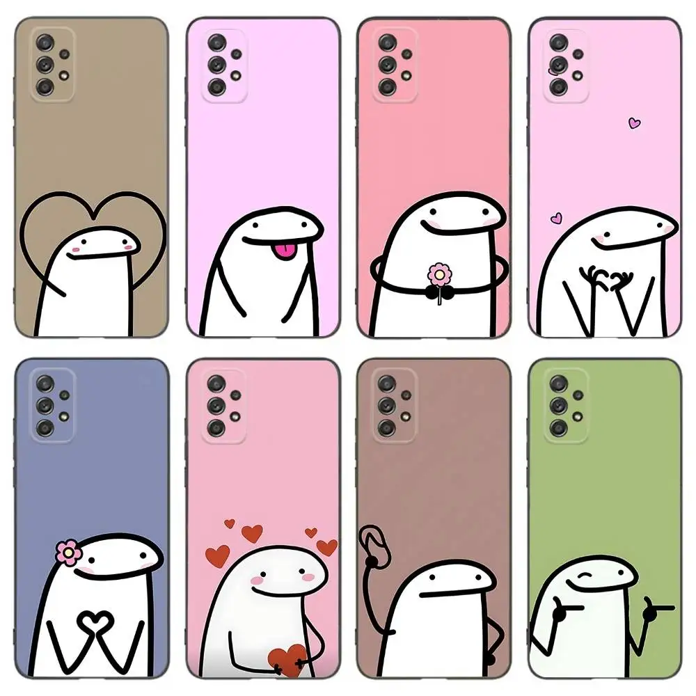 

Cute F-Flork Funny Memes Phone Case For Samsung Galaxy A 91,80,73,72,53,52,51,22,5G,Plus,J,Note Soft Black Cover