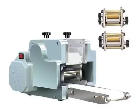 Professional Automatic Dumpling Wrapper Skin Making Machine Wonton Steamed Bun Shaomai Forming Food Processing Machinery