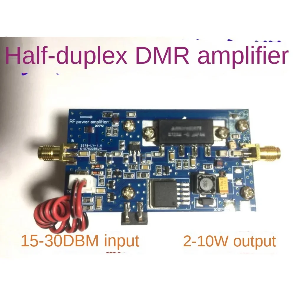 Low Power Input 400-470MHZ Half Duplex UHF Power Amplifier AMP for MMDVM Hotspot DMR DPMR P25 C4FM SFK