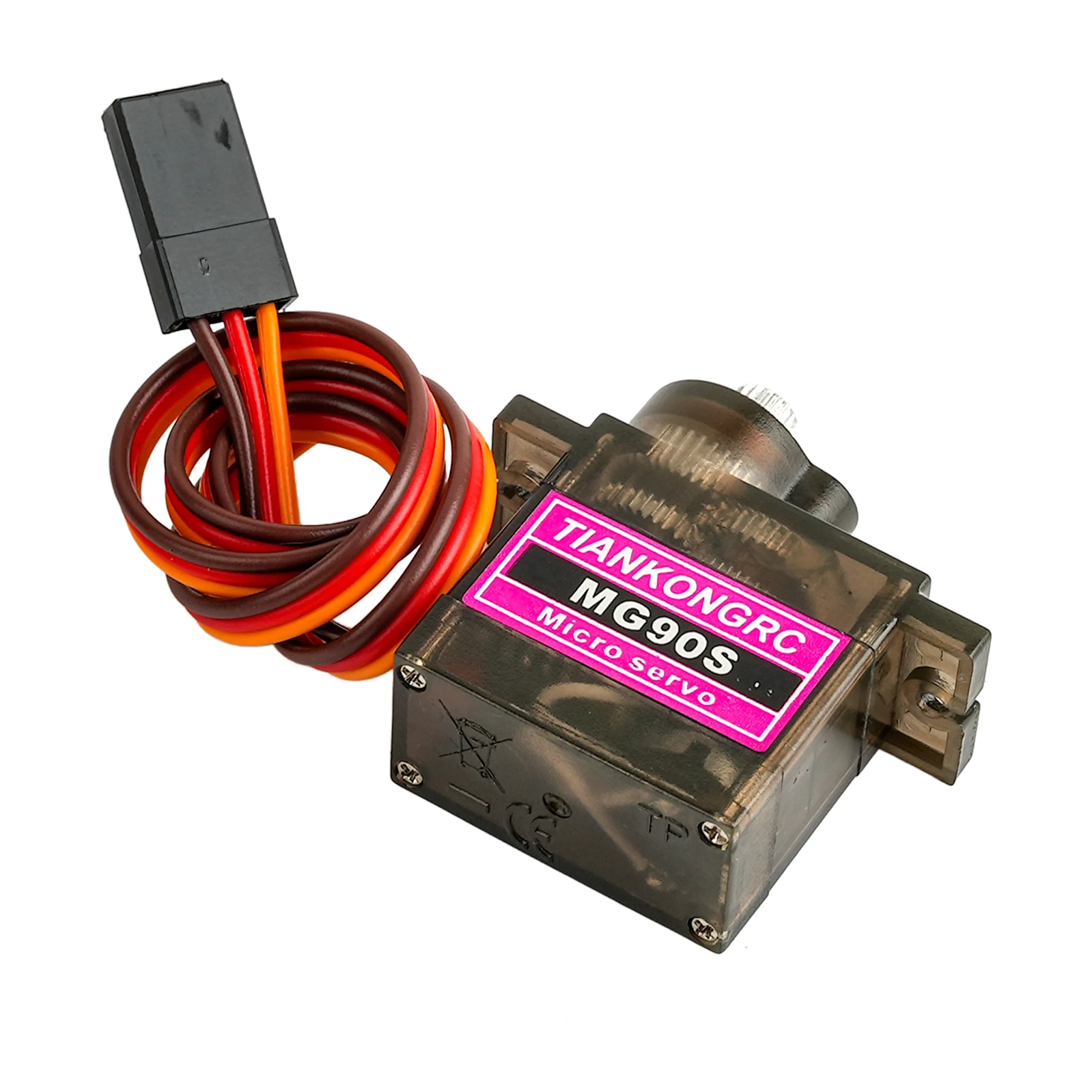2PCS MG90S Full Metal Gear Micro Digital Servo Brushed Motor 180/270/360 Degree 9g Mini Servos DIY Part For RC Model Plane Drone view 4