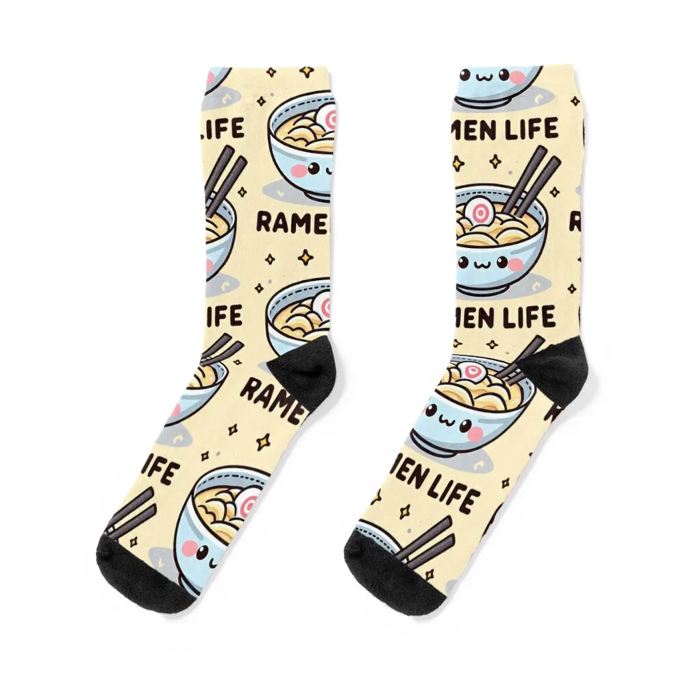 Ramen Socks happy Thermal man winter Luxury Woman Socks Men's
