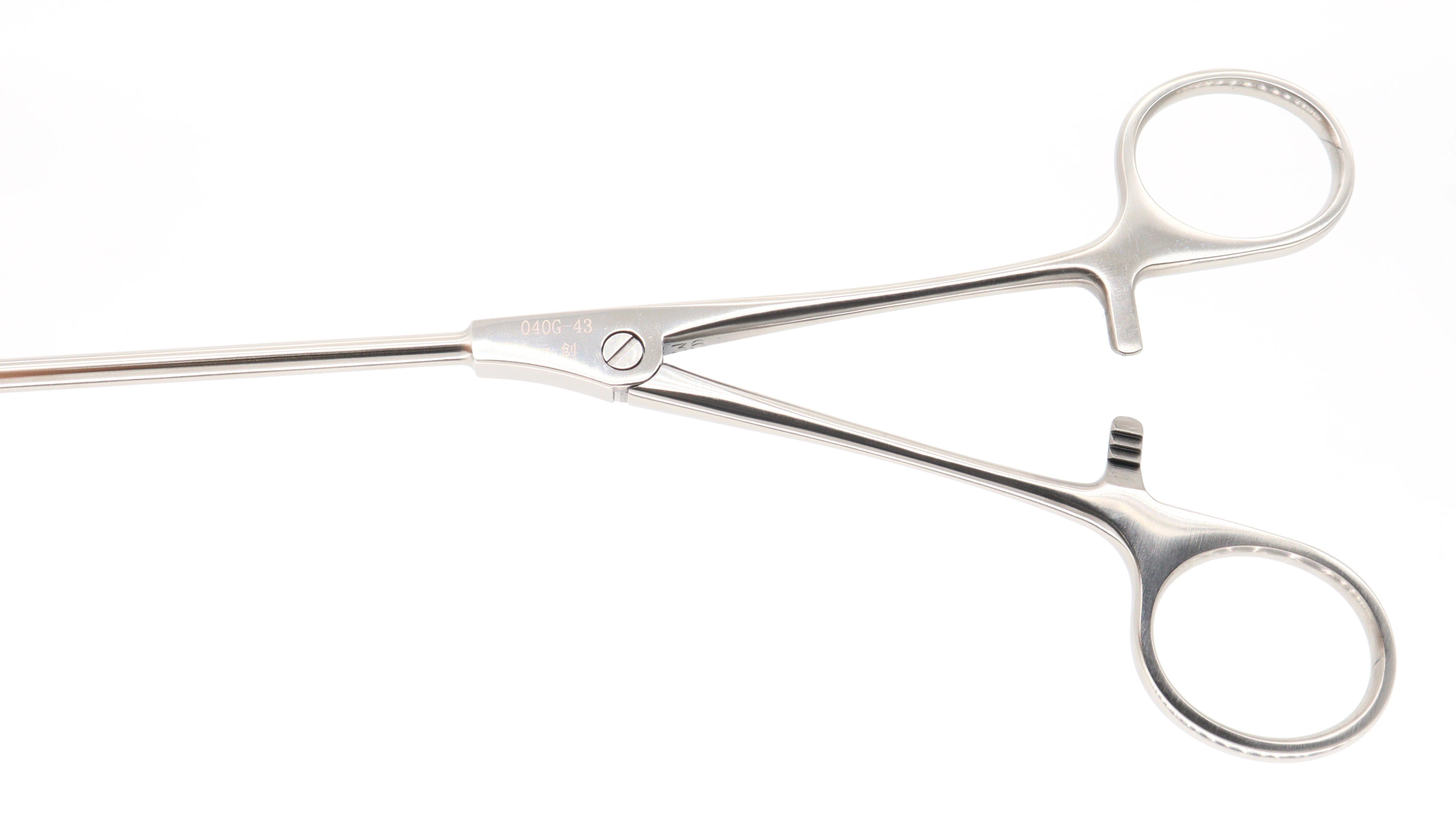 Thoracoscopic Steel and Metal Lymphatic Gripper Surgical Instruments