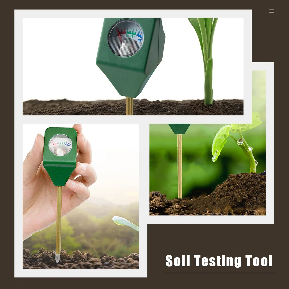 

Mini Soil Digital Dial Soil Tester Fast Accurate Humidity Fertility Testing Tool for Gardening Plants Pastures