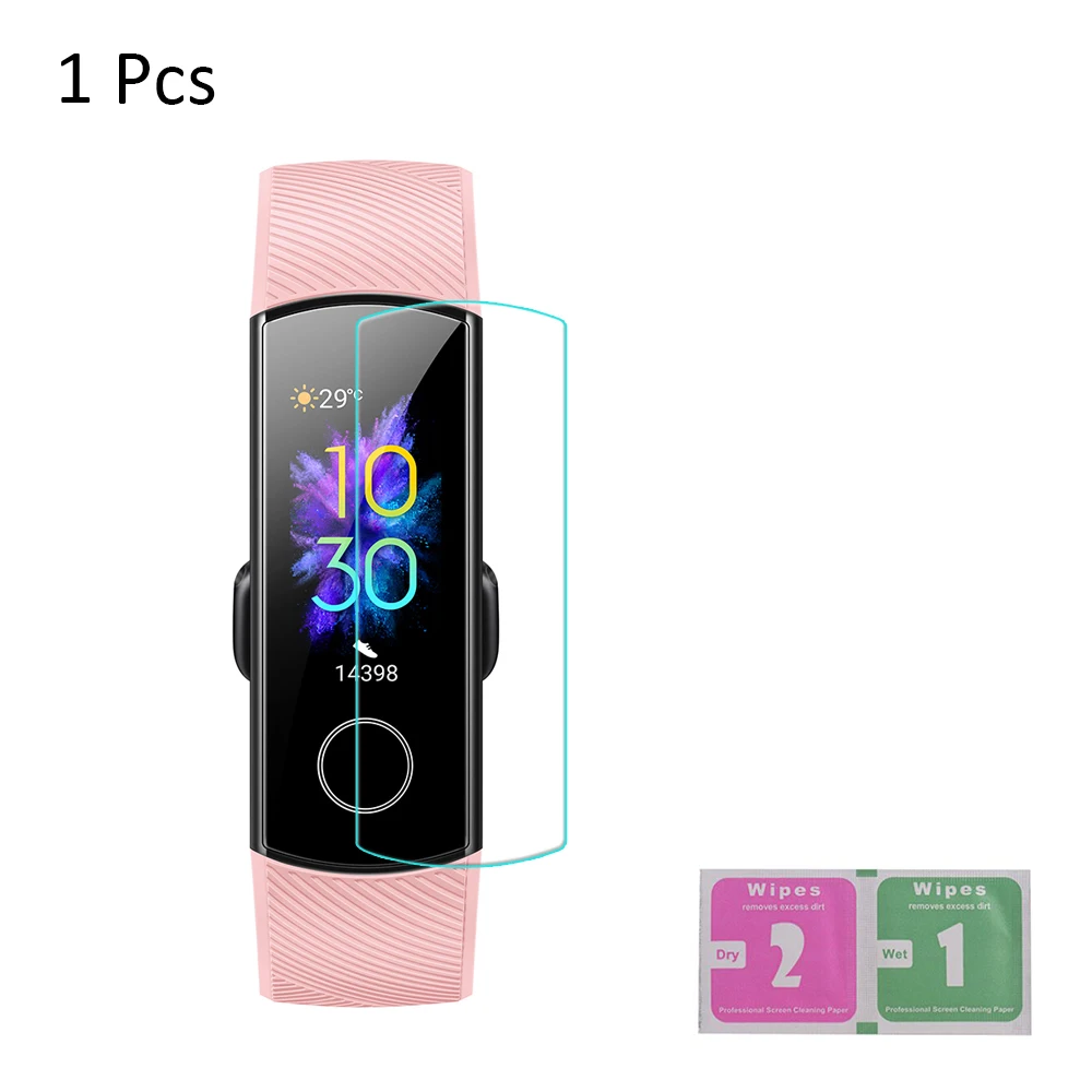 

1 Pcs Smart Watch Soft Film Smart Wristband Protector Cover Ultra-Thin High Transparency Cover for HONOR Band 5 Screen Protector