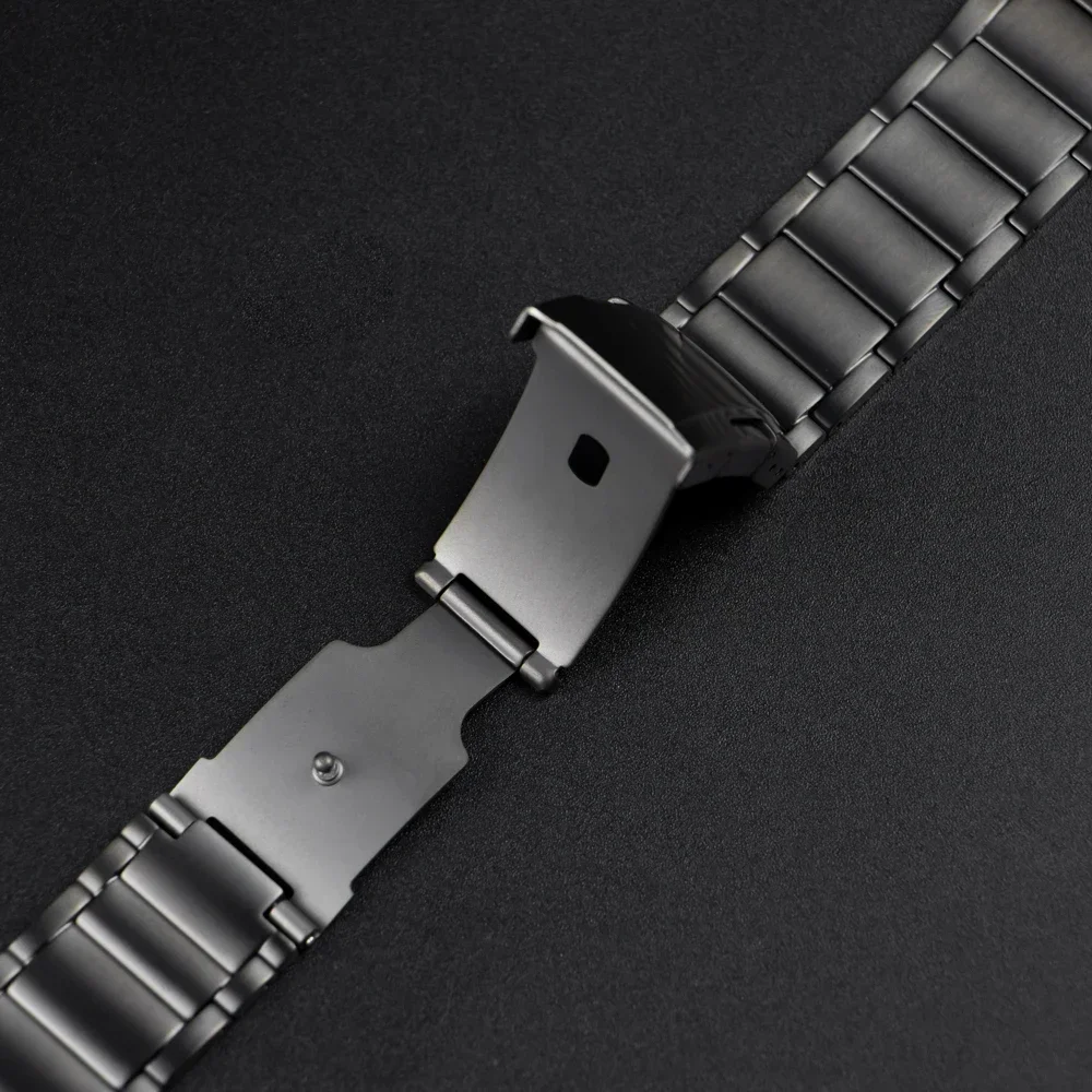 Pulseira de titânio luxuosa para apple watch band ultra 2 49mm série 10 46mm 42mm 44mm 45mm pulseira de titânio para iwatch 9 8 7 6 se 5