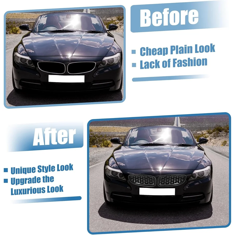 

Уникальная решетка переднего бампера для BMW Z4 E89 2009-2016, замена 51137181547 51137181548