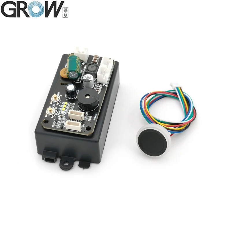 

GROW KS220-L+R558-S DC30-75V Two Relays Fingerprint Access Control Board With Self-locking/Ignition/Jog Mode With Admin/User