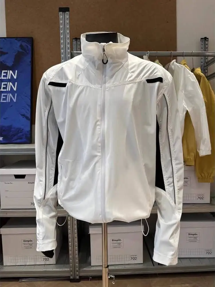 

Мужская летняя тонкая футболка с защитой от солнца и УФ-излучения, быстросохнущая, свободного кроя, в американском стиле